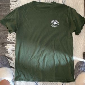 Army green primrose tshirt